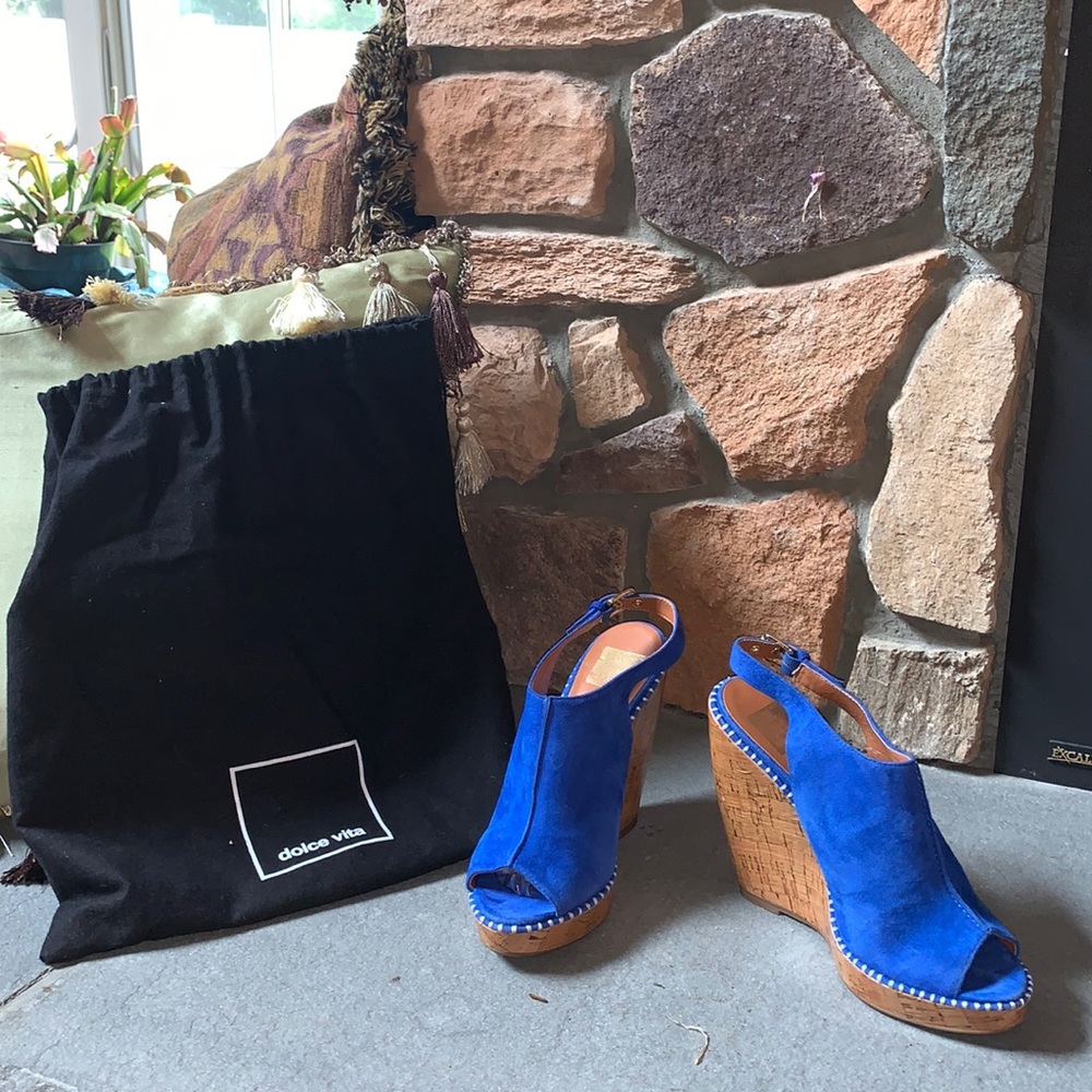 Dolce Vita cork wedge heel
